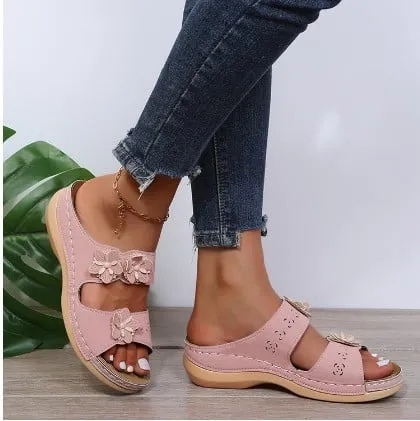 🔥 Woman Casual Platform Peep Toe Shoes Non-Slip Thick Sole Sandals