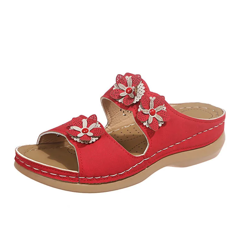 🔥 Woman Casual Platform Peep Toe Shoes Non-Slip Thick Sole Sandals