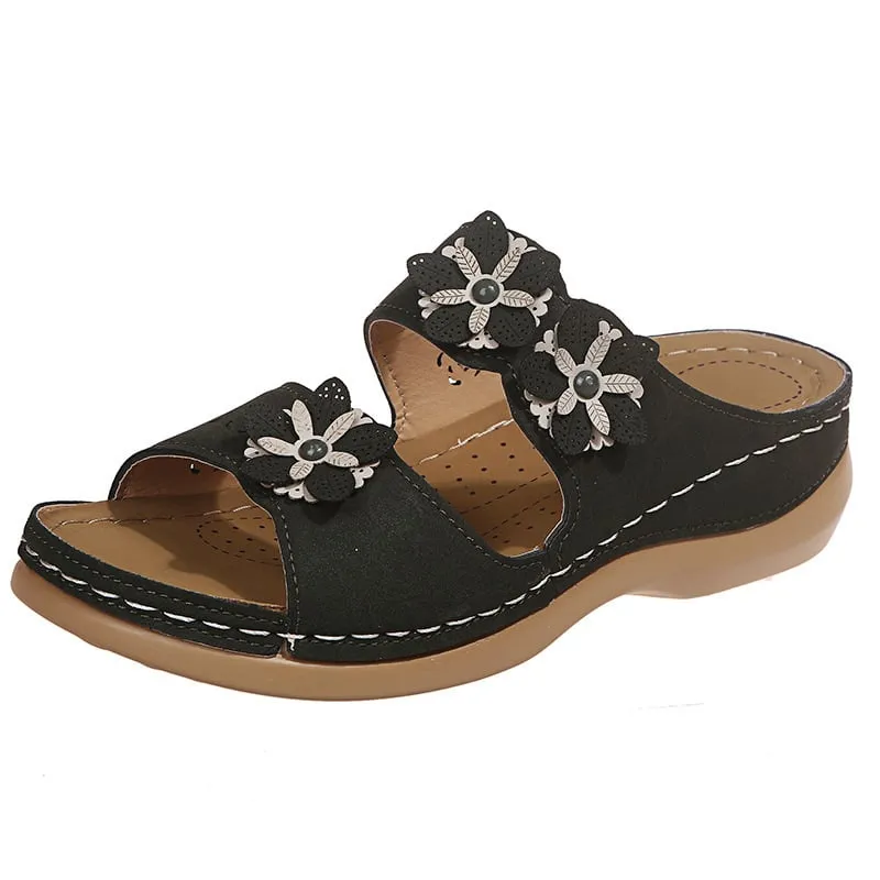 🔥 Woman Casual Platform Peep Toe Shoes Non-Slip Thick Sole Sandals