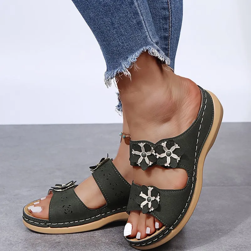 🔥 Woman Casual Platform Peep Toe Shoes Non-Slip Thick Sole Sandals