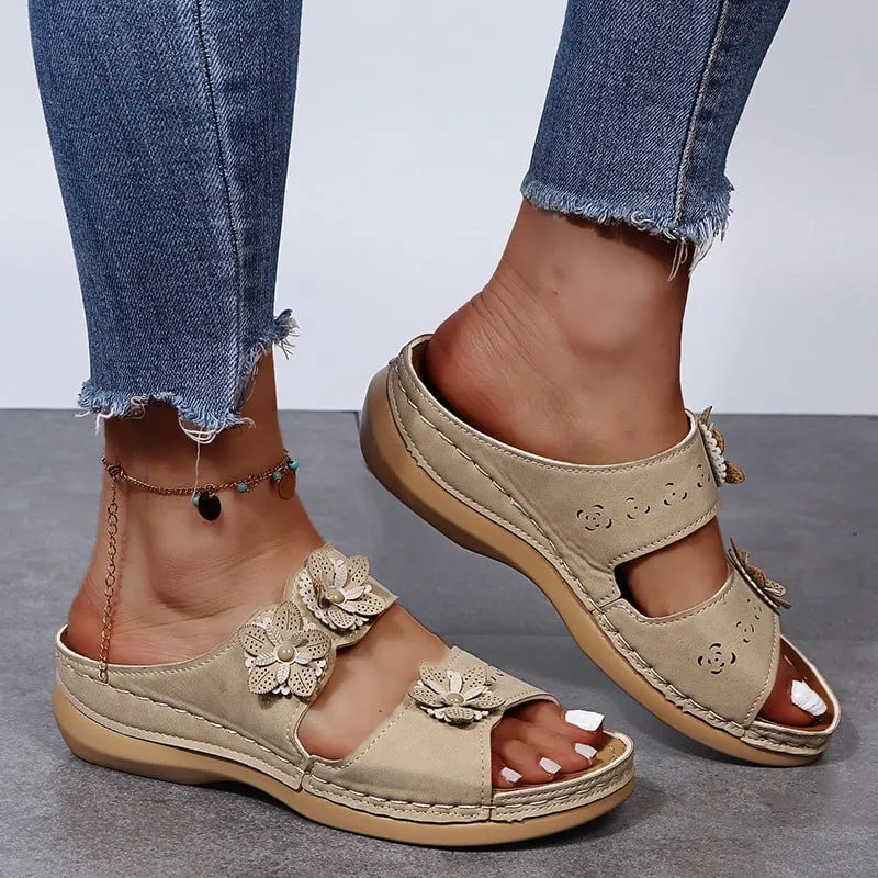 🔥 Woman Casual Platform Peep Toe Shoes Non-Slip Thick Sole Sandals