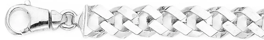 11.6mm Flat-Top Curb Link Bracelet