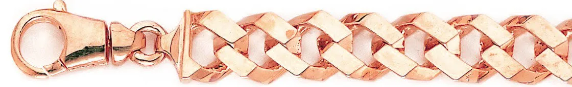 11.6mm Flat-Top Curb Link Bracelet
