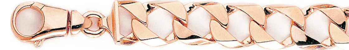 12.7mm Smooth Curb Link Bracelet