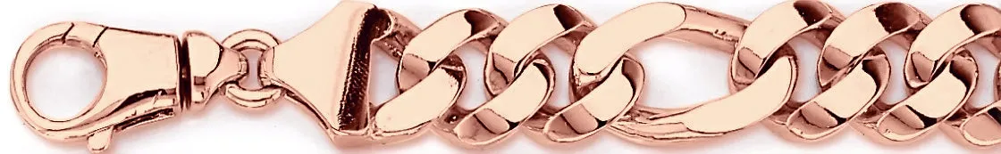 13.3mm Chunky Figaro Link Bracelet