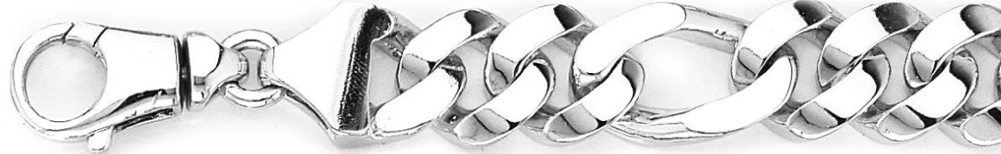 13.3mm Chunky Figaro Link Bracelet