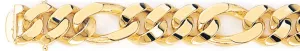 13.5mm Chunky Figaro Link Bracelet