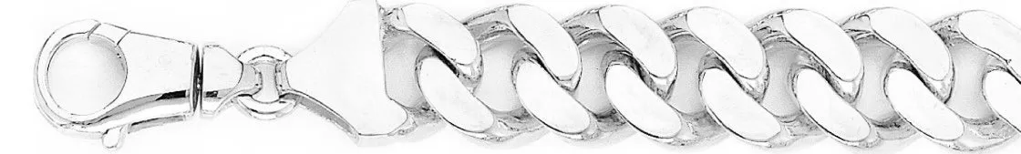 14.3mm Flat Curb Link Bracelet