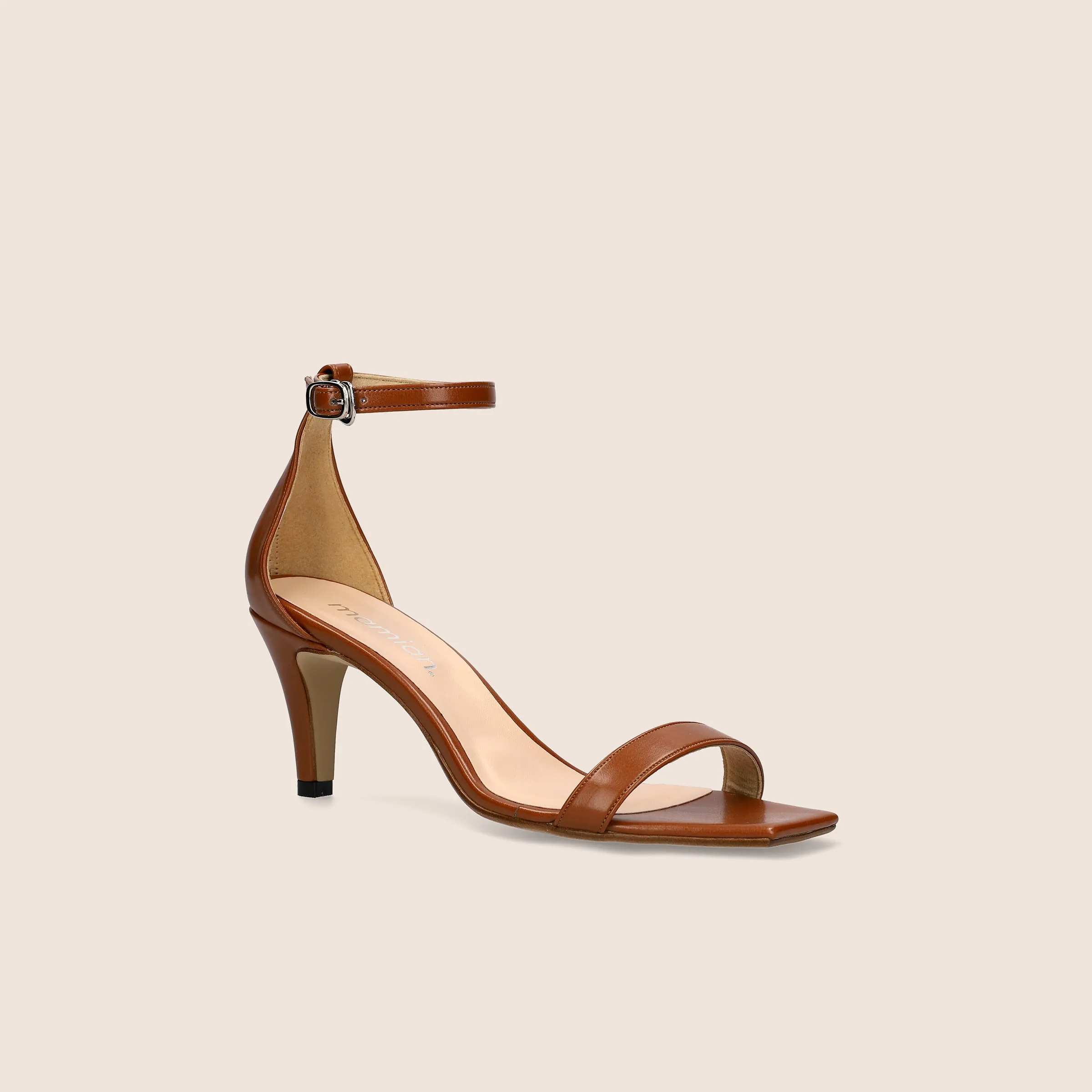 15% OFF: Simple Strap Sandals (735) C Brown