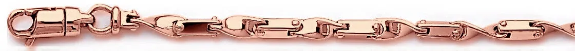 3.6mm Twisted Mecha Link Bracelet