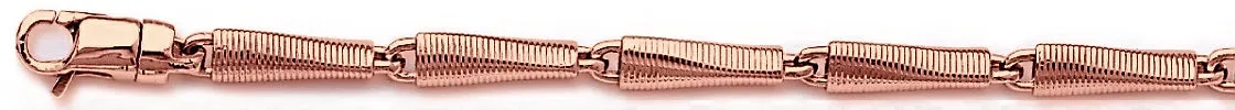4.5mm Ribbed Concord Chain Necklace