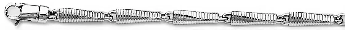 4.5mm Ribbed Concord Chain Necklace