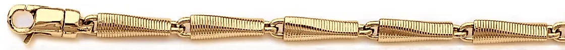 4.5mm Ribbed Concord Chain Necklace