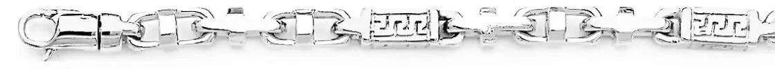 5.2mm Greek Scroll III Link Bracelet
