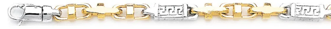 5.2mm Greek Scroll III Link Bracelet