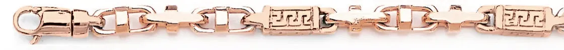 5.2mm Greek Scroll III Link Bracelet