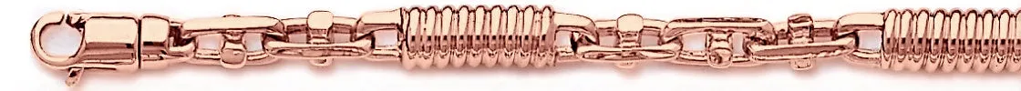 5.9mm Corkscrew Bullet Chain Necklace