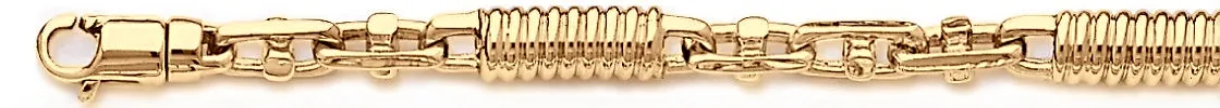 5.9mm Corkscrew Bullet Chain Necklace