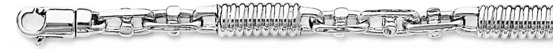 5.9mm Corkscrew Bullet Chain Necklace
