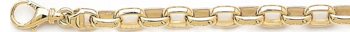 6.9mm Cylinder Rolo Link Bracelet
