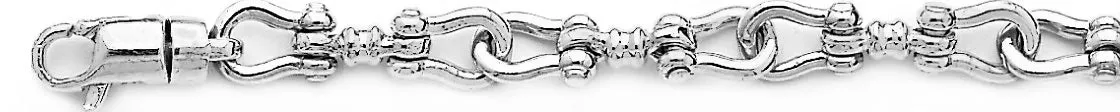 7.6mm Yoke Link Bracelet