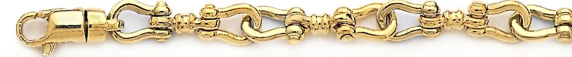 7.6mm Yoke Link Bracelet