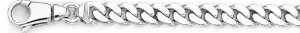 7.7mm Flat Curb Link Bracelet