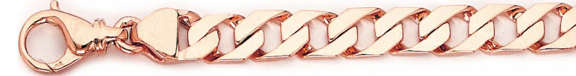 7.8mm Flat Curb Chain Necklace