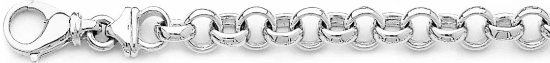 8mm Domed Rolo Link Bracelet