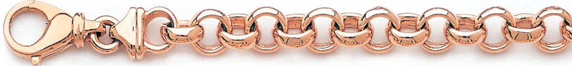 8mm Domed Rolo Link Bracelet