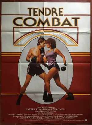 Affiche TENDRE COMBAT Main Event BABRA STREISAND Ryan O'Neal BOXE 120x160cm *
