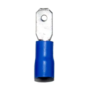 AIRNIX TERMINAL MDD 2-187 BLUE MALE QUICK DISCONNECT, CRIMP, PVC INSULATED