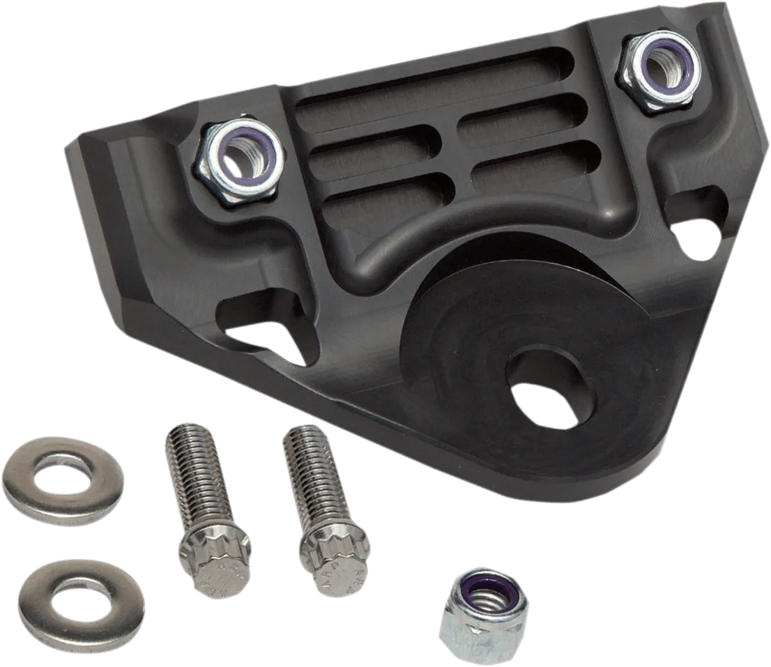 Alloy Art NGMP-2 Front Motor Plates - Black Anodized Finish