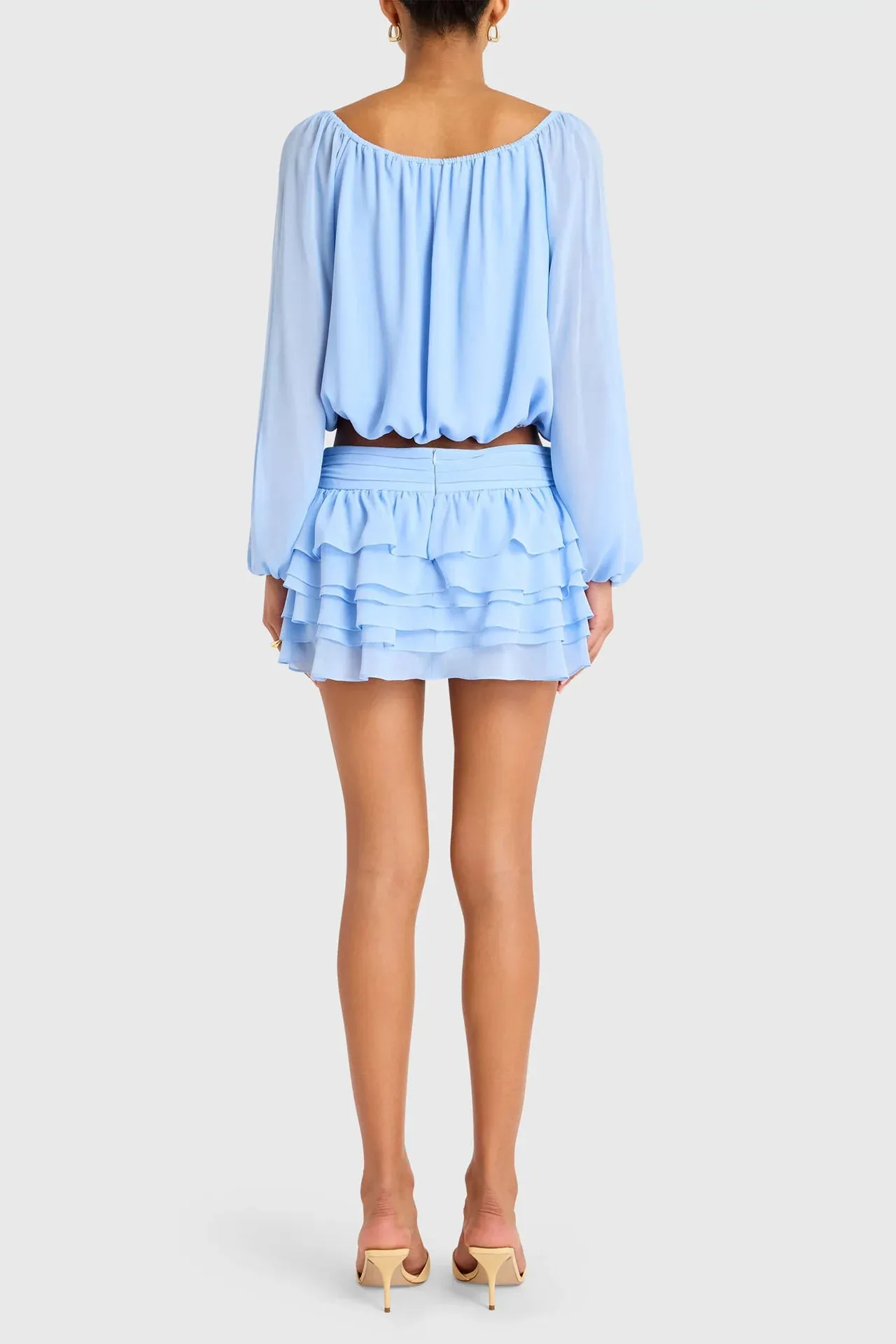 Amanda Uprichard DALLAS TOP Baby Blue