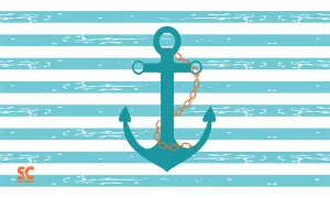 ANCHOR TOWEL  BEACH SIZE ( 32 X 60 " ).