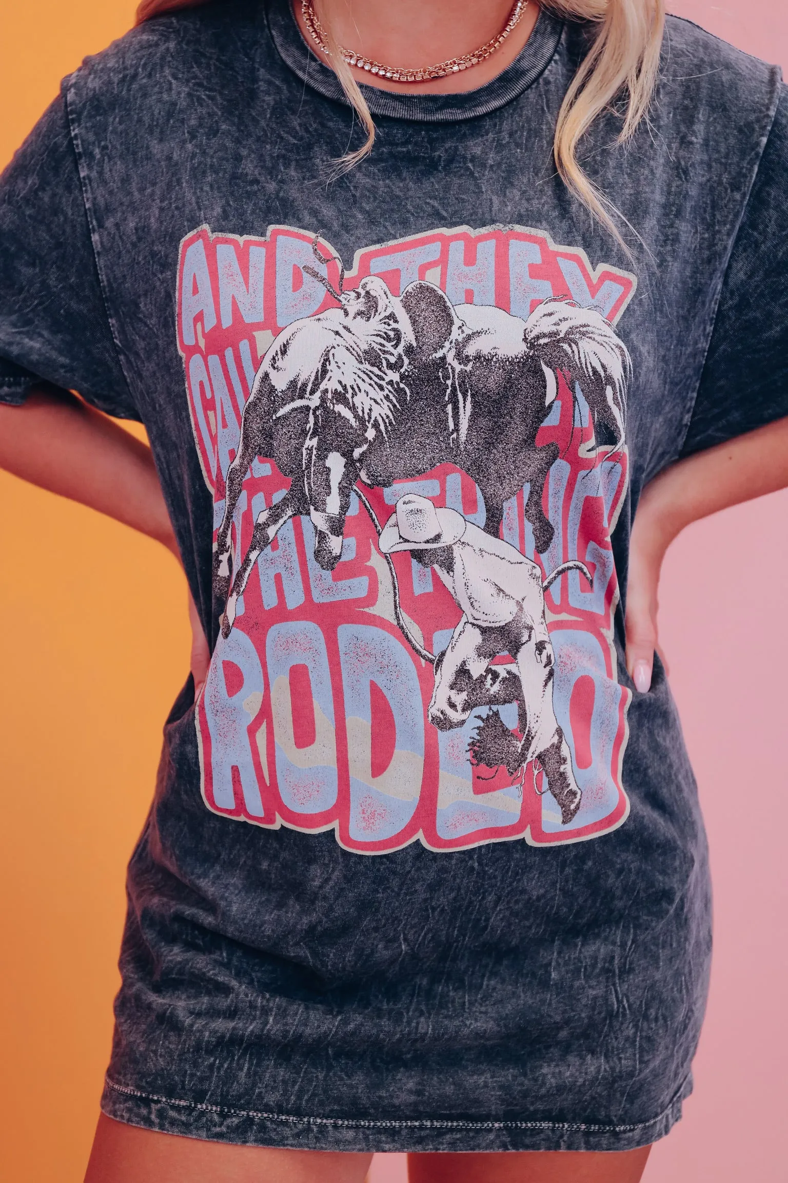 And They Call... Rodeo Graphic Tee - Black