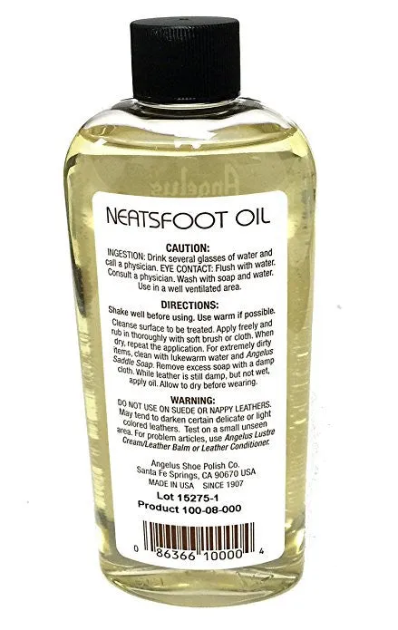 Angelus Neats Foot Oil Compound, 8 oz