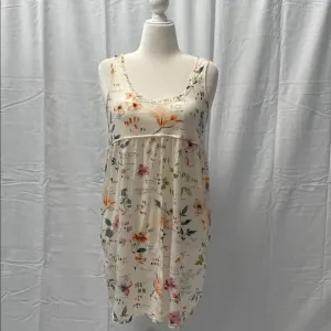 Anthropologie Floral Sleeveless Chemise by Eloise - NWOT
