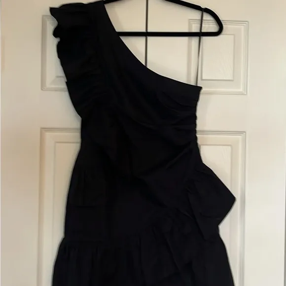 Anthropology One-Shoulder Dress