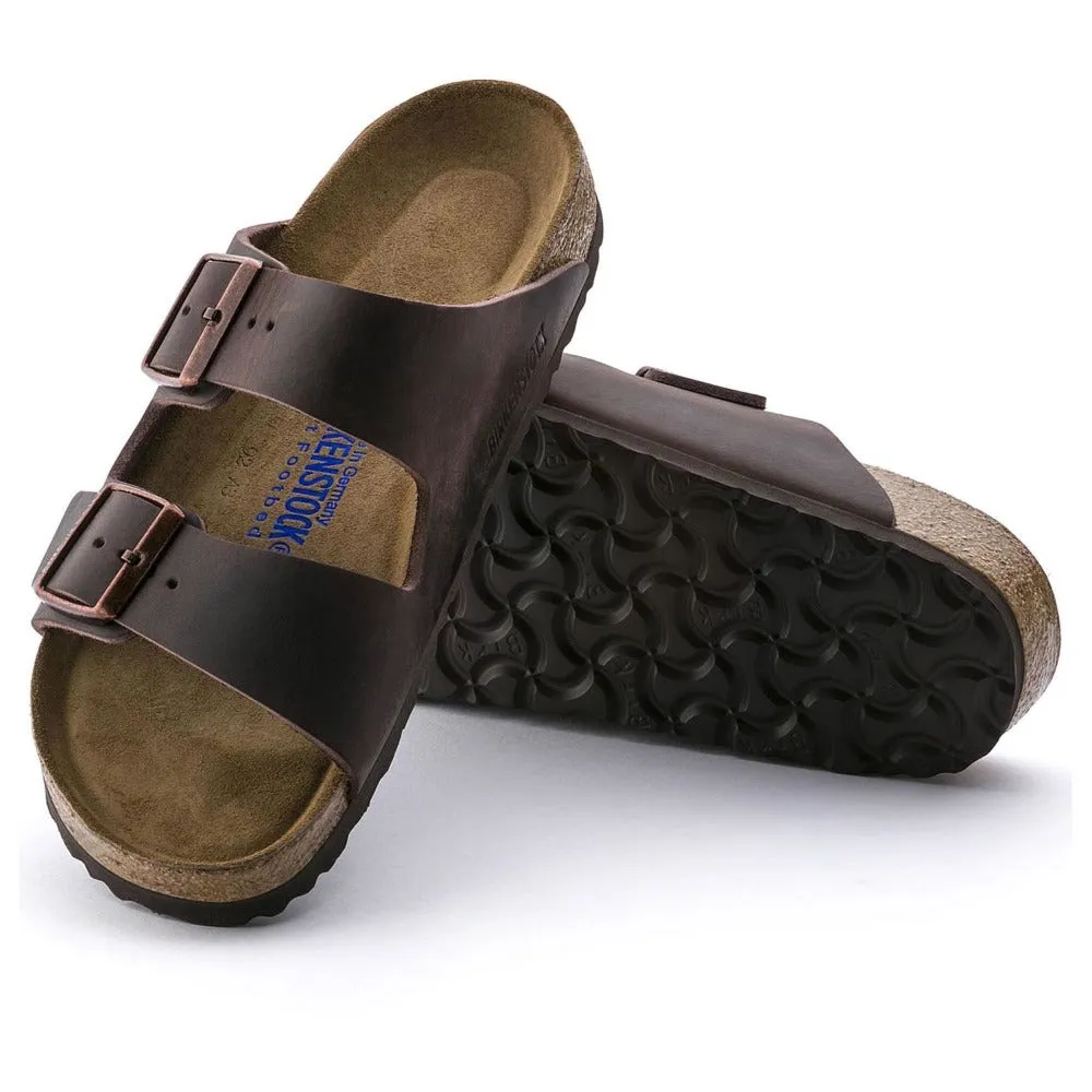 Arizona Soft - Habana Oiled Leather||Arizona assise plantaire souple - Cuir huilé havane