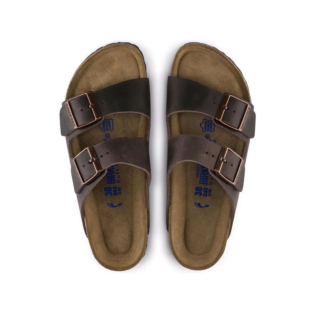 Arizona Soft - Habana Oiled Leather||Arizona assise plantaire souple - Cuir huilé havane