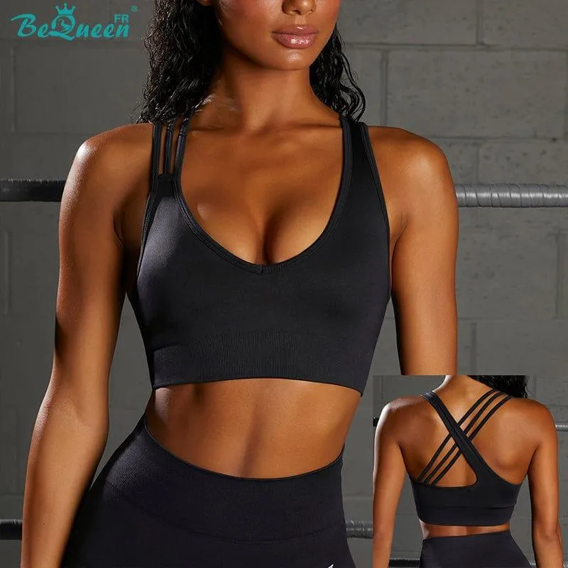 BeQueen Brassière de sport "Candice" Soutiens-gorge de sport