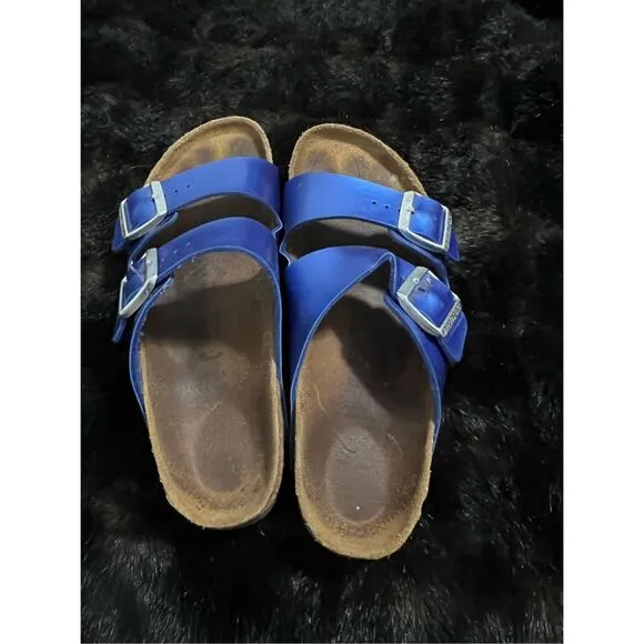Birkenstocks Arizona Eva cobalt electric  blue 40 9.5 sandals