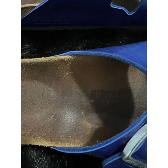 Birkenstocks Arizona Eva cobalt electric  blue 40 9.5 sandals
