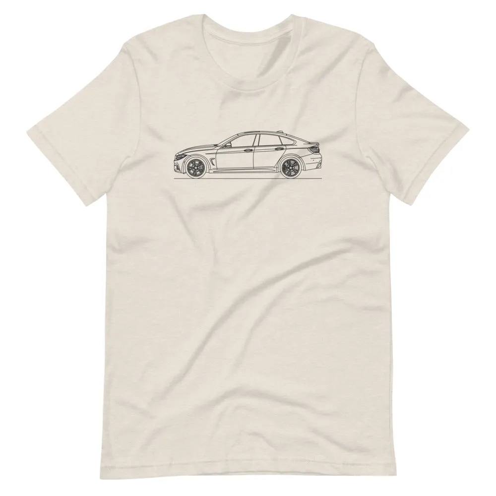 BMW F36 4 Series M-Sport silhouette T-shirt