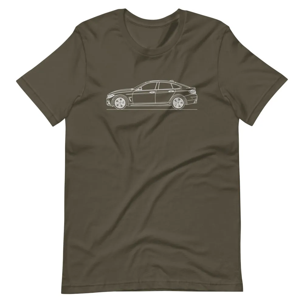 BMW F36 4 Series M-Sport silhouette T-shirt