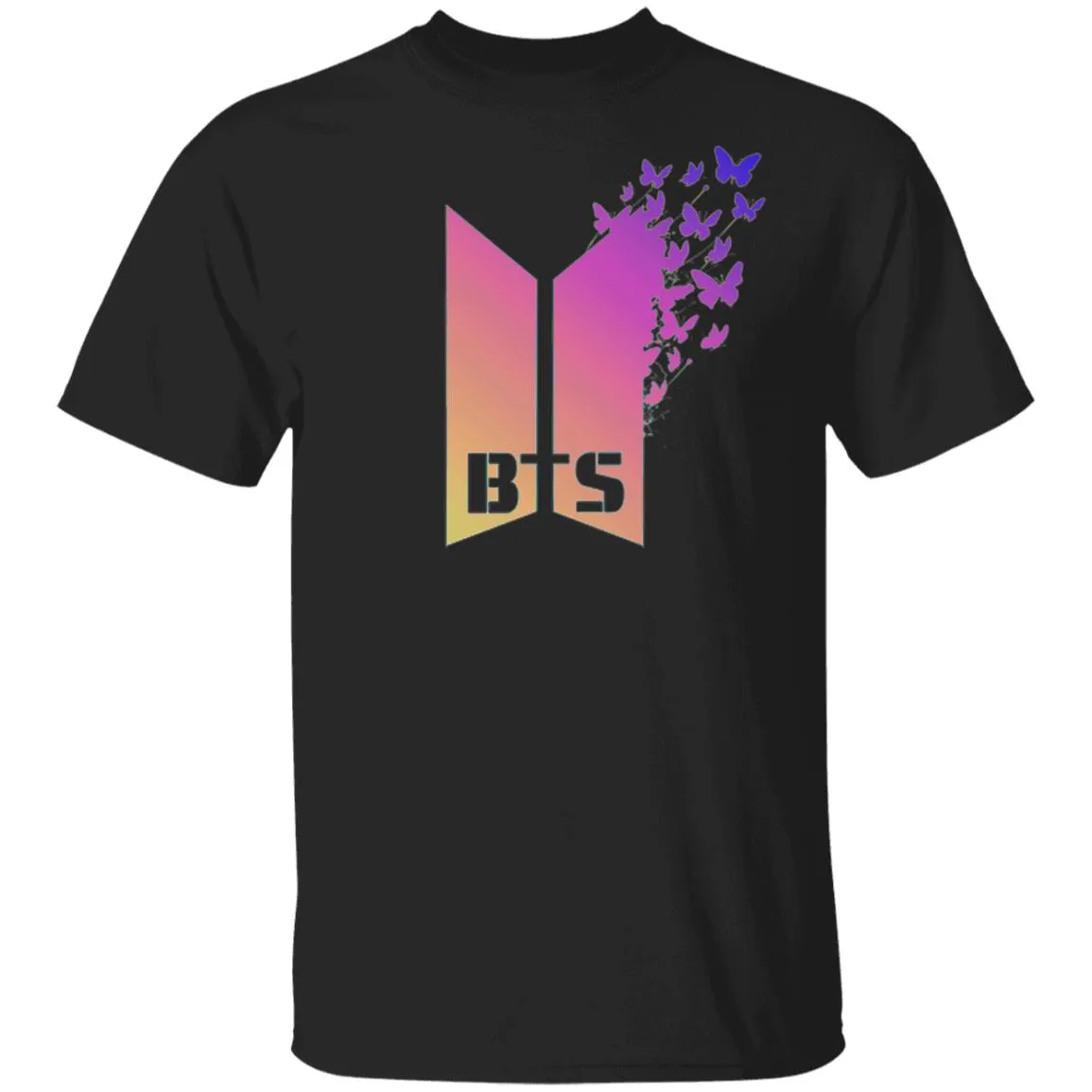 BTS T-Shirt Butterfly logo