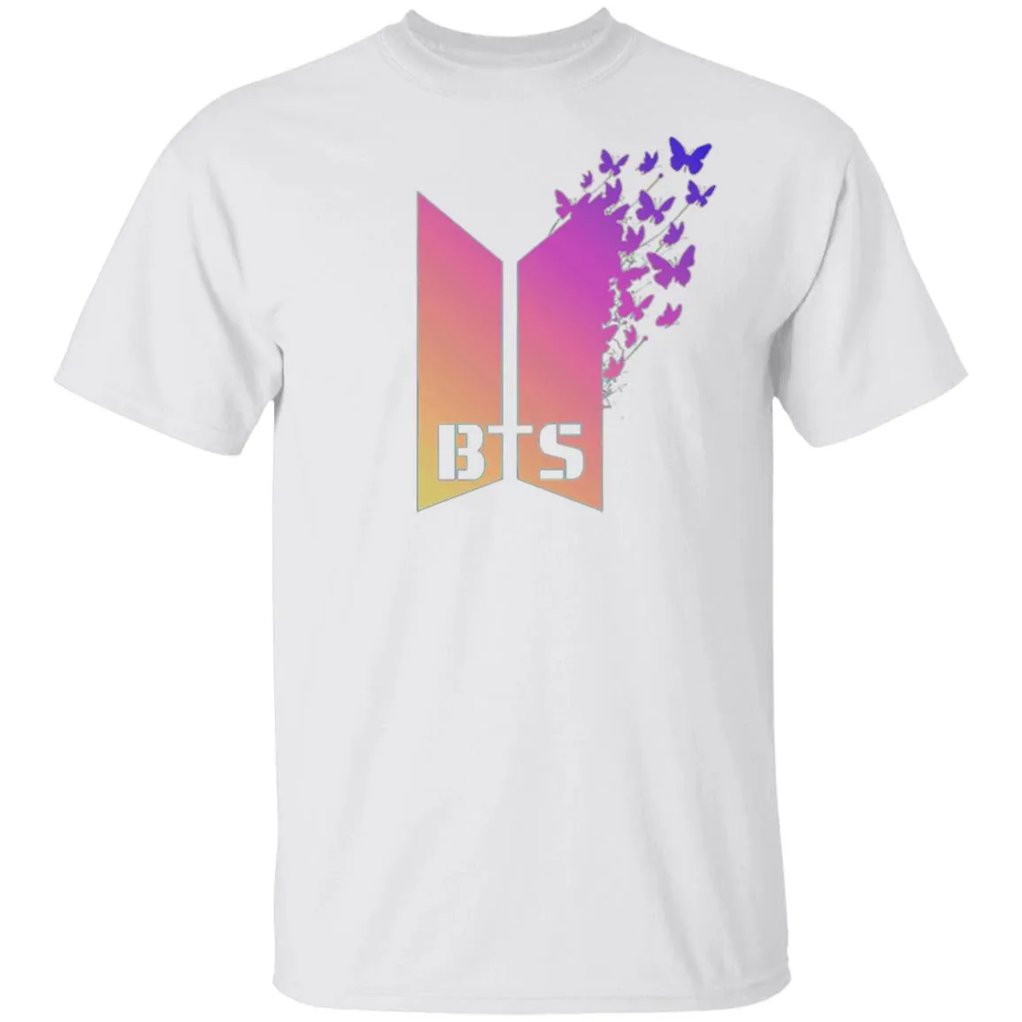 BTS T-Shirt Butterfly logo