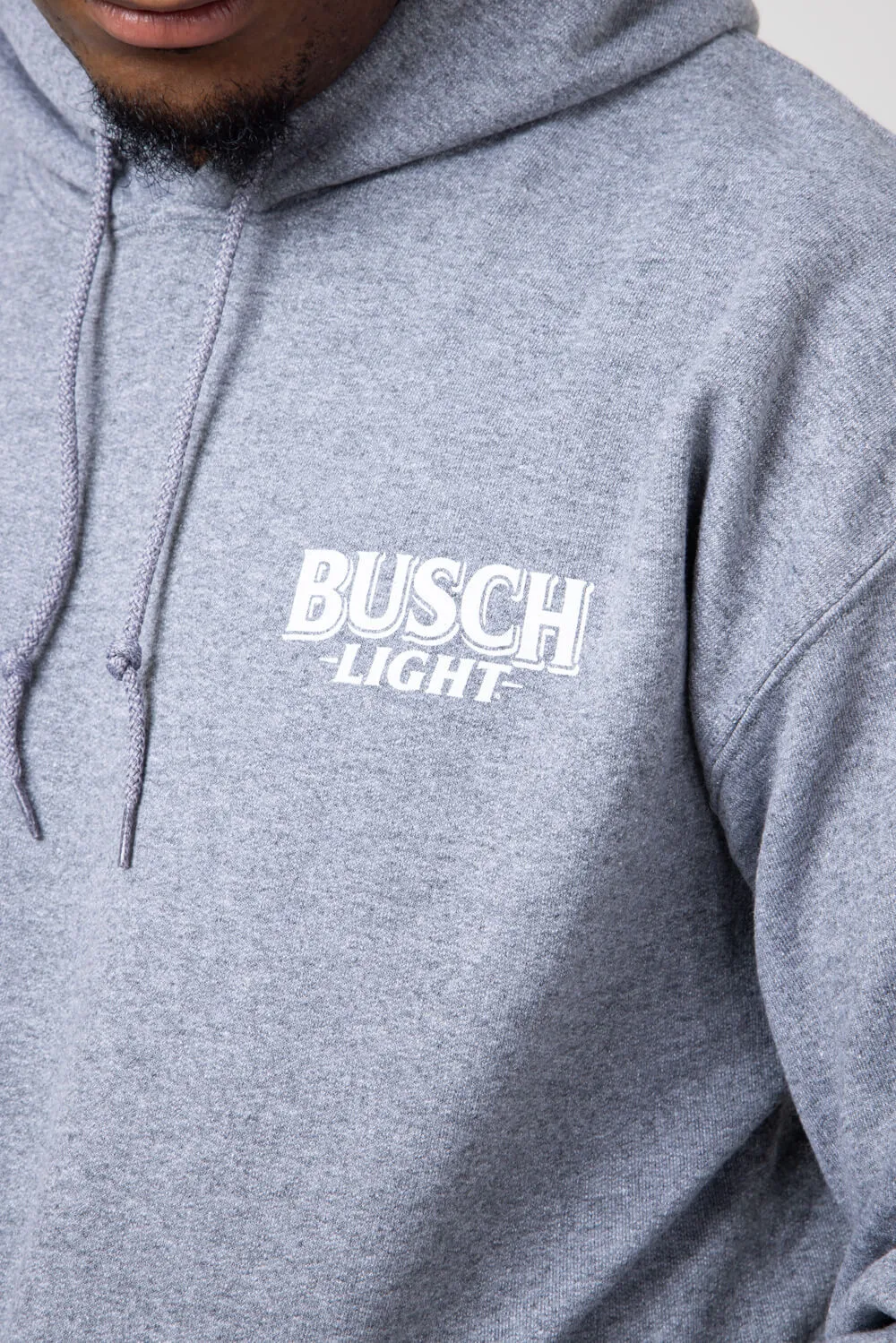 Busch Buck Hoodie for Men in Grey | 3851-HEATHER