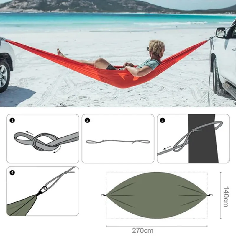 Camping Hängemattenset für den Außenbereich